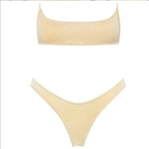 MICA GOLD Triangl Bikini- Never been worn